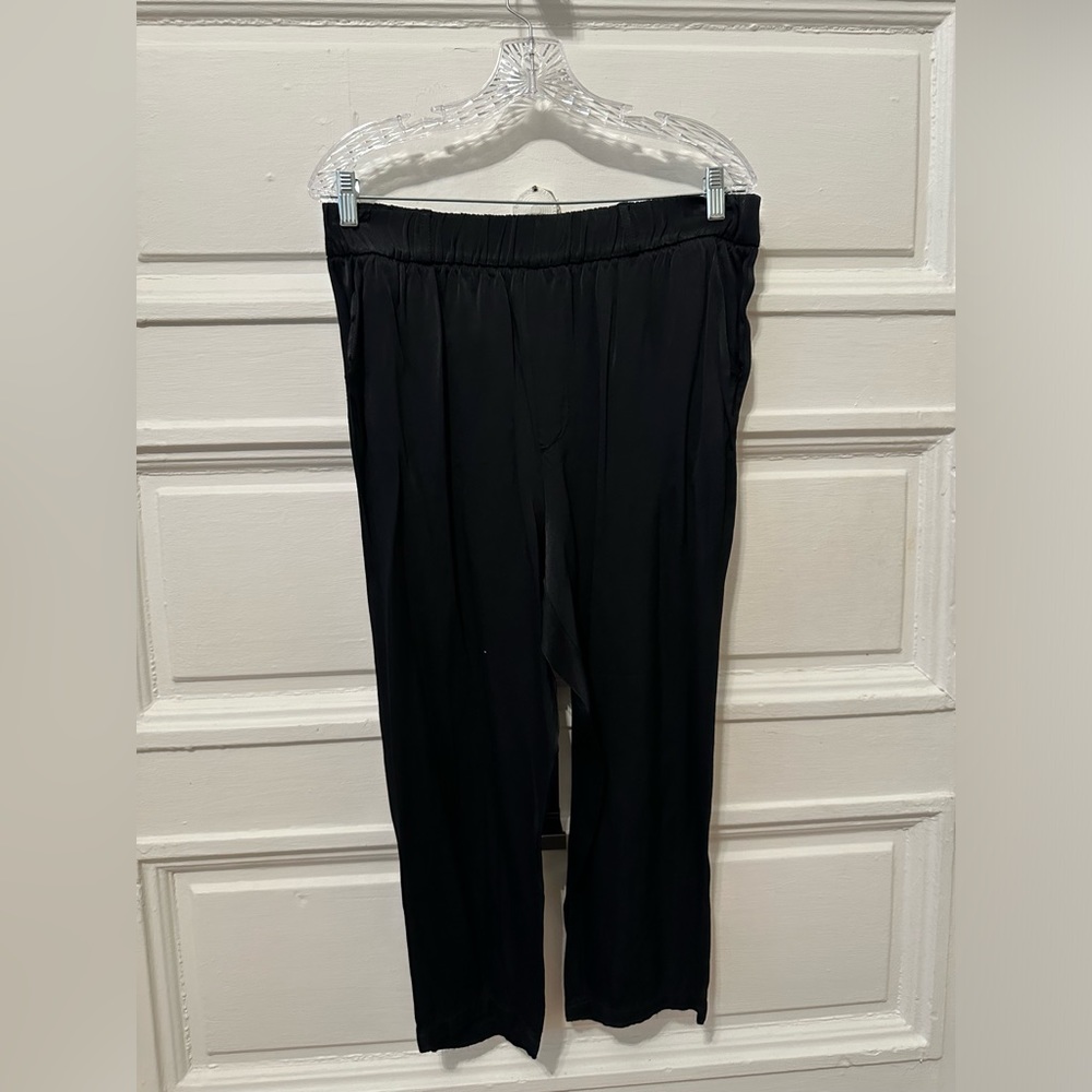 Zara silk capri pants